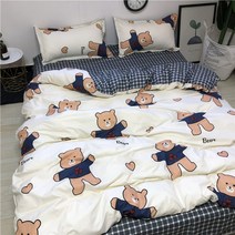 캐릭터 귀여운 이불피 베개피 시트 가을 봄 간절기 디자인 아이 여아