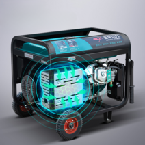 파워 3/5/6/8/10KW 소형 가솔린 발전기 220V 가정용 380V 무소음, 3.5KW 전기 시동 220V (멀티 연료)