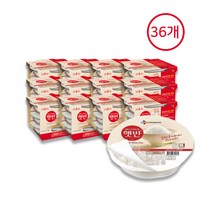 CJ 둥근 햇반 백미 210g x 36개 발아 현미 흑미 잡곡 즉석밥