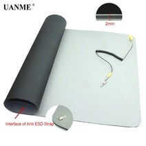 제전 매트 방진 재전710x500x2mm 정전기 방지 esd 매트 + 접지 와이어 +