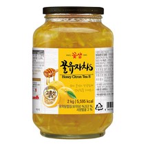 꽃샘 꿀유자차 S 2kg, 1개