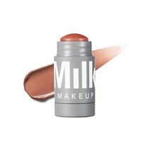 밀크 메이크업 립 앤 치크 틴트 피그먼트 크림 스틱 천연 비건 포뮬러 더스티 로즈, 에니그마 - 로지 베이지
