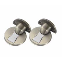 팝마인즈 강력한 자기 도어 바닥 스토퍼 아이보리, 2개