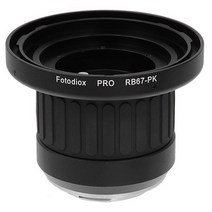 Fotodiox Pro Lens Mount Adapter - Mamiya RB67 Mount SLR Lens to Pentax K (PK) Mount SLR Camera Body, 1