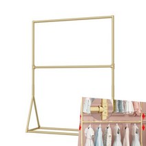 이지리치 골드 스탠드 행거 150X160CM 디스플레이행거 드레스룸행거