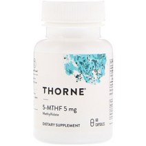 Thorne Research 쏜리서치 5 MTHF 5mg 60캡슐, 1개