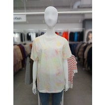헤지스레이디스 [21SS] 옐로우 그라데이션 면 반팔티셔츠 HSTS1B337Y2(1468683)