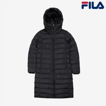 휠라 여성 슬림핏 구스 롱다운 FS2DJB4351F BLK