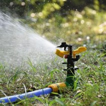 주말농장 농사용 미니스프링쿨러 조경 잔디원예용 360도 회전 간이스프링클러, 단품