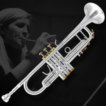 새로운 MFC Bb 트럼펫 TR190S-37 실버 도금 골드 키 음악 악기 전문 트럼펫 마우스피스 액세서리 포함 케이스