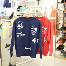 이랜드 [지프키즈]KL1TSU833봄 가을 간절기데일리로입기좋은스타일 뿜뿜한 코튼100% 맨투맨_인천점