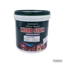 노루 순수 우드스테인 수성 목재용 3.5L 15종 택1 컬러수성 목공용 목재방수 도장용품, 초코브라운
