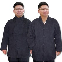 단아한의 겨울 남성용 생활한복 개량한복 기모누빔차이나세트