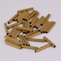 조인트 파이프 각 알루미늄 100 개/몫 구리 긴 사각형 튜브 느슨한 구슬 15x2mm 수제 황동 스페이서 비즈 DIY 보석 만들기 팔찌 공급 업체조인트 업체, as photo_15x2mm 50pcs