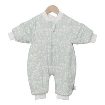 1-4 세 어린이 침낭 목 보호 따뜻한 방풍 3 지퍼 디자인 이동식 아기 2.5tog 색상, XXL, 잔디