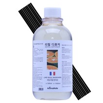 아로마메이트 디퓨저 리필 + 스틱10개 무료증정, 1L, 라임 바질 만다린