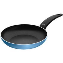 Silit 벨루나 프라이팬 24 cm 알루미늄 코팅 인덕션 플라스틱 손잡이 PFOA Free for Gentle Frying Blue, 단일사이즈