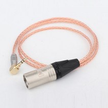 Fostex T60RP T20RP T40RPmkII T50RP 용 하이 엔드 OCC 구리 4 핀 XLR 남성 폰 업그레이드 케이블 1 개, 3m