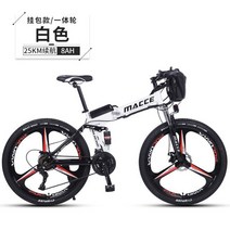 출퇴근자전거 성인 학생 접이식 전기 산악 자전거 인치 오프로드 가변 속도 듀얼 디스크 브레, 7+