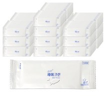 세이크린 일회용 물티슈 200매/1묶음 식당용 업소용 1매 개별포장