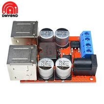 무정전 전원공급 장치 8v-35v 5v 8a dc-dc 4 포트 usb 자동차 충전 스텝 다운 모듈 자동 충전 모듈, 없음