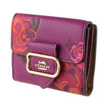 Coach 코치 여성 반지갑 퍼플 멀티 cf485 imv1z 432166