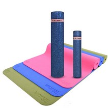 PER 친환경 요가 폼롤러매트 6.3mm+폼롤러 60/45cm 세트구성, 핑크매트+60x12cm폼롤러블랙
