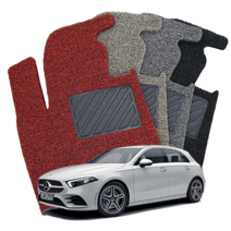 하이글로씨 벤츠 A클래스 W177 AMG 코일매트 확장형 전차종 차량용 카매트, MB190/, 엣지형/그레이/1+2열