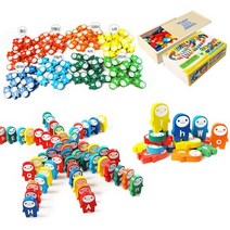 해피타운 알파벳 원목도미노세트 104p 알파벳 도미노 어린이집 유치원 초등학교 신학기 졸업, 104피스, 1개