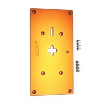 작업 벤치 라우터 테이블 삽입 플레이트 알루미늄 합금 목공 전기 지그 톱 플립 보드 장착 나사 포함, CHINA