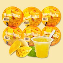 썬라이트 망고맛 180ml x 6개입 마시는 워터형 젤리