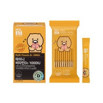 햇빛 성장기 청소년 어르신 어린이 비타민디 분말 영양제 보충제 추천 마이니 비타민D3 1000IU 2gX30포 파인애플맛, 3개