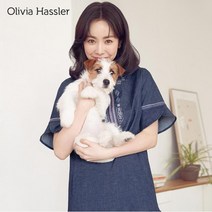 올리비아하슬러 올리비아하슬러 스판 데님 원피스_OH0MOP203
