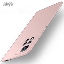 Redmi 노트 11 프로 플러스 케이스 Xiaomi 11S 커버 매트 하드 케이스 Note Pro, Simple Pink, 핑크