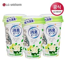 LG유니참 데오토일렛 뿌려쓰는 비즈 탈취제(내추럴 그린향) 3개, 단품, 단품