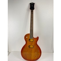 슬랫 결함 DIY LP 일렉트릭 기타 키트 할로우 마호가니 바디 & 넥 22 프렛 트러스 로드 조정 가이터