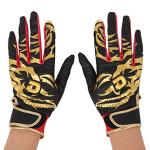 윌슨 배팅장갑 디마리니 WTABG1203 양손용 블랙×골드 WTABG1203