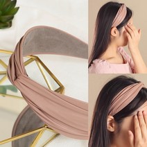 (핑크) 헤어밴드 밴딩머리띠 올림머리밴드 세안헤어밴드