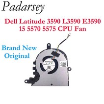 쿨러 호환 Pardarsey-델 래티튜드용 교체 CPU 쿨링 팬 0FX0M0 3590 L3590 E3590 Inspiron 15 5570 5575 5770 시리즈 노트북용
