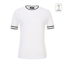 여성 스카시조직 반팔 티셔츠 (L212KT609P)