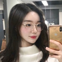 더브릴레 남자 여자 가벼운 투명 골드 클리어 하금테 안경