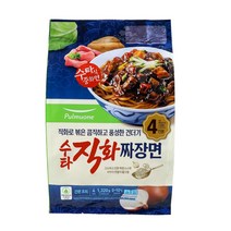 풀무원 수타 직화 짜장면 4인 1320G (보냉백/아이스박스中택1), 옵션1 - 보냉백포장 (보냉백+아이스팩)