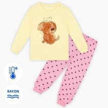 이랜드 [모이모이깜피](1+1) 코지하트(핑크)와 리틀퍼피 비스코스레이온 9부 실내복_괴정점