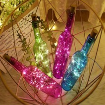 KC인증 NK 반짝이 코르크 와이어 줄 전구 LED무드등 감성 조명 수유등 10구 20구 30구, 코르크와이어전구 20구 화이트