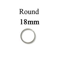 티타늄 명품 자동차 제작 키링 키홀더 백참 합금 키 체인 야외 휴대용 키 링 키 링, 라운드18mmti