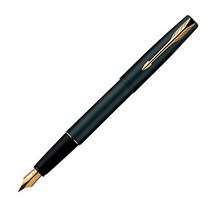 Parker Frontier Matte Black GT Fountain Pen - Fine Nib, 1