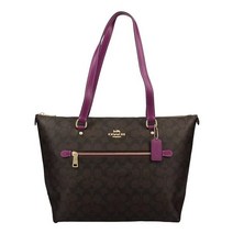 Coach 코치 토트백 여성 브라운 다크 마젠타 79609 IMV7U 가방 432766