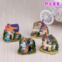 미스토토 테라리움 만들기 재료 담쟁이 주택 하우스 미니어처 4종, P874_담쟁이빌라B