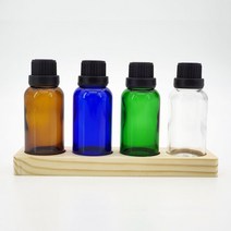 갈색 유리 공병 검정캡 드롭퍼 아로마 오일 화장품 30ml 화장품공병 아로마오일병 갈색공병 초록공병, B_드롭퍼30ml_투명