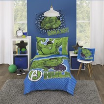 디즈니 Disney 라야와 마지막 드래곤 신화 팝 라벤더 마젠타 블루 시수 드래곤과 터크크 4피스 침대 세트 이불 매트리스 커버 플랫 탑 시트 양면 베개 커버 11440, Marvel the Incredible Hulk, Marvel the Incredible Hulk
